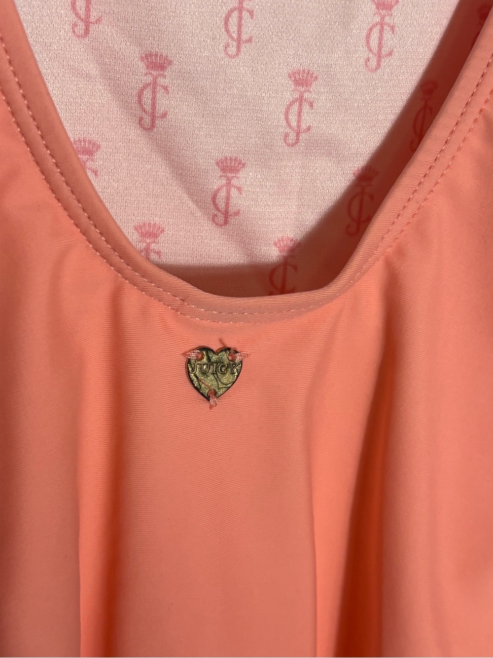 Juicy Couture Black Label One Piece Swimsuit Size Large NWT Rainbow Logo - Picture 5 of 6